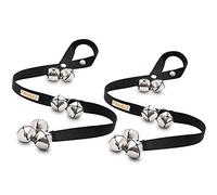 PAWBEE Dog Doorbell - Set of 2 Adjustable Dog Training Bells for Door Knob - 7 Extra-Loud Jingle Dog Potty Training Door Bell - Extra-Strong Strap - for Small, Medium, Large Dogs