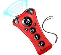 PawBehave Adjustable Ultrasonic Dog Trainer-World's First Variable Frequency Pet Behavior Corrector with 10 Level Ultra Sound, 18 Dog Whistles, Anti-Bark Flashlight, Safe and Humane Deterrent (Red)