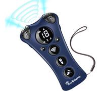 PawBehave Adjustable Ultrasonic Dog Trainer-World's First Variable Frequency Pet Behavior Corrector with 10 Level Ultra Sound, 18 Dog Whistles, Anti-Bark Flashlight, Safe and Humane Deterrent (Blue)