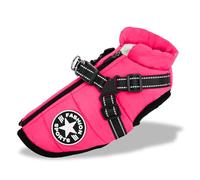 Pawbibi Sport - Waterproof Winter Jacket With Built-In Harness for Dogs/Cats, Windproof Warm Coat