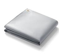 PAWBOSE 4x6ft Welding Blanket, Silicone Coated Fiberglass Fire Blanket for Welding & Cutting - Heavy Duty Fireproof Protection with Storage/Carry Bag for Indoor & Outdoor Use