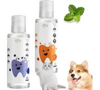 PawBright Dental Plus,Natural ,Odorless & Flavorless Formula to Fight Tartar,Natural Flavorless Teeth Cleaning Mouthwash,Promote Healthy Gums & Freshen Breath. Easy Daily Use for All Pet (Mixed)