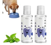 PawBright Dental Plus, Natural, Odorless Flavorless Formula to Fight Tartar, Promote Healthy Gums & Freshen Breath, Natural Flavorless Teeth Cleaning Mouthwash, Easy Daily Use for all Pet (2Pcs)