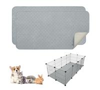PAWCHIE 2 Pack Guinea Pig Cage Liner, Guinea Pig Fleece Liners Bedding 35 x 68cm / 14" x 27", Super Absorbent Pee Pads for Guinea Pigs, Hamsters, Rabbits & All Small Animals