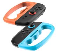 PAWDIARY Switch 2 Hand Grip for Fitness Boxing, Sports Game for Nintendo Switch 2 2025 Joycon Controller, 2PCS Comfortable Ergonomics Switch 2 Boxing Handle Grip Accessories - Blue&Orange