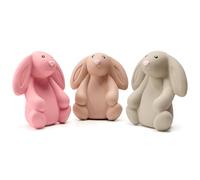 Pawdoer Squeaky Dog Toys for Medium Dogs, Soft Latex Bunny Squeaky Dog Ball, Cute Funny Squeak Rabbit Pet Toys