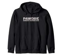PAWDRE Border Terrier Dad Dog Owner Zip Hoodie