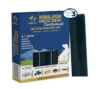 Dentamust Blueberry Himalayan Dog Chews Long Lasting Cheese Dental Chews for Dogs | Contains Antioxidant | Promotes Dental Health | Healthy Dog Treats for Medium Dogs (195g) Pawfect