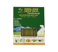 Pawfect Dentamust Himalayan Cheese Dog Chew with Aloe Vera Honey Green Tea Extract and Fennel Seeds Long Lasting Dental Dog Chew All Natural No Grain Added 3 Medium Bars for Dogs (195g 6.88oz)