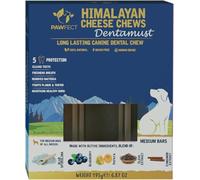 Pawfect Dentamust Himalayan Yak Cheese Chews with Blueberry & Papaya for Medium Dogs-Long Lasting Dental Chews with Superfoods -100% Natural, Multi Functional Dental Treat- Pack of 3 (195g/6.88oz)