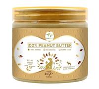 Pawfect Peanut Butter for Dogs - 100% Natural | Supports Healthy Digestion | Food Toppers for Dogs | No Added Salt/Oil/Sugar | Perfect for Training & Rewards | Topper for Lick Mats/Toys (450g)