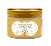 Pawfect Peanut Butter with Banana & Flaxseeds - Natural Dog Treat & Food Topper | No Added Salt, Oil, or Sugar | Perfect for Training & Rewards (275g)