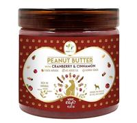 Pawfect Dog Peanut Butter | 100% Natural Peanut Butter with Cranberry & Cinnamon for Dogs & Puppies | No Added Sugar, Salt, Palm Oil | No Sweeteners, No Xylitol | Healthy Treat | (450g/15.87oz)