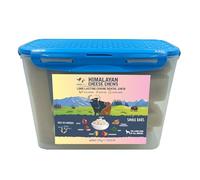 Pawfect Himalayan Cheese Chew Mixed Fruit Bars for Dogs - Small Size, Multipack Tub of 10 Bars (370g/26.45oz) - Natural, Long-Lasting Dental Chews - Supports Oral Health with Fruit Infusion