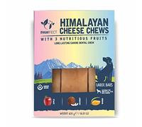 Himalayan Cheese Dental Chews - Apple, Coconut and Mango - Pack of 3 Chews for Large Dogs (420g/14.81oz)