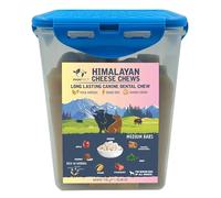 Pawfect Himalayan Cheese Chews with Apple, Mango & Coconut for medium Dogs | All Natural dental stick | Rich in Protein & Calcium | Grain-free | Long-lasting chew |Pack of 10 (750g/26.45oz)