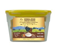 Pawfect Himalayan Cheese Chews with Turmeric & Ashwagandha for Large Dogs|100% Natural Dental Stick|Cleans teeth|Helps remove plaque and tartar|Grain-free|Long lasting chew|Pack of 10 (1560g/55.02oz)
