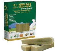 Dentamust Himalayan Dog Chews Long Lasting - Cheese Dental Chews for Dogs | May Help in Occasional Gum Diseases | Healthy Dog Treats for Large Dogs (420g) Pawfect