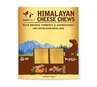 Pawfect Himalayan Cheese Dental Chew with Turmeric & Ashwagandha for Dogs|100% Natural Dental Stick|Long lasting chew|3 Chews for Medium Dogs (195g/6.88oz)|High protein & calcium|Grain-free