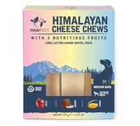 Pawfect Himalayan Cheese Dog Chew with Apple Mango and Coconut for Dogs Long Lasting Dog Chew All Natural Protein & Calcium Rich No Grain Added 3 Chewing Bars for Medium Dogs (195g/6.88oz)