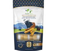 Pawfect Himalayan Yak Cheese Chews for Medium Dogs - 100% Natural, Long-lasting Cheese Bone - Rich in Protein & Calcium - Daily Dental Treat- Plaque Off & Tartar Control - Pack of 2 (130g/4.58oz)