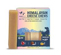 Pawfect Himalayan Yak Cheese Chews with Apple, Mango & Coconut for Medium Dogs - 100% Natural Dental Stick - Rich in Protein & Calcium - Grain-free - Long-lasting Chew - Pack of 3 (195g/6.88oz)