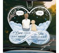 Pawfect House If Love Could Have Saved You, Pet Memorial Car Ornament, Dog Memorial Gifts for Loss of Dog, Pet Loss Sympathy Gift, in Loving Memory Ornament, Remembrance Bereavement Keepsakes