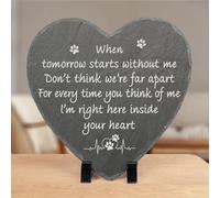 Pawfect House Still Loving You in Silence, 8x8 in Pet Memorial Stones for Dogs, Cat Memorial Gifts for Loss of Cat, Garden Stones Decorative, Condolences Gift for Loss, Dog Passing Away Gifts