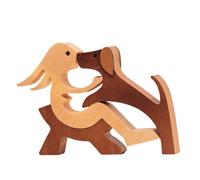 Pawfect House Wooden Sculpture - The Love Between You & Your Fur-Friend - Dog Loss Sympathy Gift - in Loving Memory Gifts Dog Passing Away Gifts - Cat Memorial Gifts - Wooden Pet Carvings