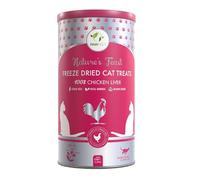 Nature's Feast Freeze Dried Cat Treats - Chicken Liver Treats | Hypoallergenic Cat Treats, Grain-Free | Provides Iron | Supports Digestion | Healthy Cat Treats, Grain-Free (50g) Pawfect