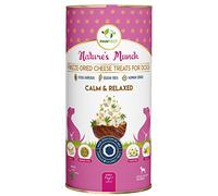 Pawfect Nature's Munch Freeze-Dried Calm & Relaxed Cheese Treat for Dogs| 100% Natural| High Protein, Low Fat| 8 Calories per Treat| Grain-Free| Healthy Training Reward| (75g/2.65oz)