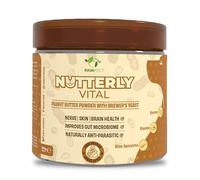 Pawfect Nutterly Vital Peanut Butter Powder | Daily Topper for Dogs | All Natural | Brewer's Yeast & Blue Spirulina | Improves Nerve, Skin, Brain Health & Gut Microbiome | Anti Parasitic (250g/8.82oz)