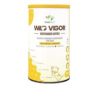 Pawfect Wild Vigor Defender Bites - Allergy and Immunity Supplement for Dogs - Omega 3 Boost - 100% Natural - Grain Free- Enriched with Insect Protein, Colostrum, Quercetin & Biotin (70g/2.46oz)
