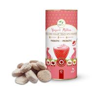 Pawfect Yogurt Melties Freeze Dried Pre and Probiotic Dog Treats with Strawberry, Apple, Papaya & Burdock Root - Healthy Gut- Low Calories- Grain & Gluten Free - Reward or Training Treats (38g/1.34oz)