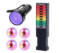 PAWFECTJEE Ghost Hunting Equipment Kit - 6 Pcs Set with Emf Meter, UV Flashlight, LED Light up Pet Cat Ball - Paranormal Investigation Gear for Home and Office Inspections - Great Gift Idea
