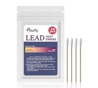 Pawfly 10 Pcs Lead Test Kit Rapid Home Lead Test Swabs (Use Only with Vinegar) with Results in 30 Seconds Instant Lead Testing Swabs Kit for Dish Metal Toy Jewelry & Wood