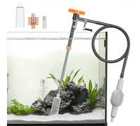 Pawfly 3 in 1 Aquarium Water Changer Kit, Fish Tank Siphon Vacuum Cleaner with 1 M Long Hose and Extendable Tubing, Manual Aquarium Gravel Cleaner Tools for Water Changing Sand Washing and Maintenance