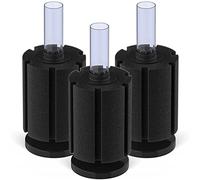 Pawfly 3 Pack Large Aquarium Bio Sponge Filter Quiet Betta Fry Shrimp and Small Fish Foam Filter for Fish Tank up to 200 Litre
