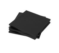 Pawfly 4 Pack Aquarium Filter Media Pad for Fish Tank Filters Aquarium Filter Media Sponge Filter Floss Roll for Sumps Ponds Hydroponics Black Foam Floss for Water Filtration, 16 cm L x 14 cm W