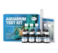 Pawfly 5 in 1 Aquarium Water Master Test Kit, Aquarium Water Test Kit Fish Tank Water Testing Kit for pH Nitrite Nitrate Ammonia & Phosphate, Aquarium Test Kit for Freshwater & Saltwater Fish Tanks