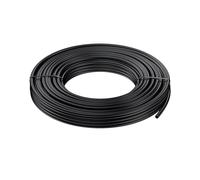 Pawfly 7.5 M Drip Irrigation Tubing 4-6 MM, Blank Distribution Tubing for Drip Irrigation System, Black PE Micro Drip Line, Drip Irrigation Hose Roll for Garden Watering, Drip Irrigation Part