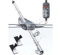 Pawfly 71 cm Aquarium LED Light 24/7 Fish Tank Light with Full Spectrum Brilliant White Blue Red Green Lights Multi-Colored LEDs with D/N Mode Single Color Effects Timer and Adjustable Brightness