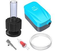 Pawfly Aquarium Air Pump 2.5 L/min Quiet Oxygen Aerator Pump with Air Stone sponge filter Airline Tubing and Check Valve Accessories for 10-40 L Buckets and Fish Tanks