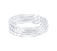 Pawfly Aquarium Airline Tubing 12 m Standard 4-6 mm Tubing for Fish Tank Air Pump Flexible Kink-Resistant Pure PVC Hose for Aquarium Garden Terrarium Pond