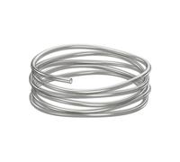 Pawfly Aquarium Airline Tubing Trasparent Black 2 m Standard 4-6 mm Tubing for Fish Tank Air Pump Flexible Kink-Resistant Pure PVC Hose for Aquarium Garden Terrarium Pond