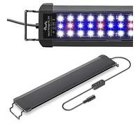 Pawfly Aquarium Light for Plants, 14 W Fish Tank Light, Full Spectrum Aquarium Lights for 45-60 cm Tanks, Extendable LED Fish Lamp with Daytime/Night Modes & Adjustable Brightness for Freshwater