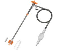 Pawfly Aquarium Water Changer Kit Fish Tank Siphon Vacuum Cleaner with 1.4 M Long Hose and Extendable Tubing Manual Aquarium Gravel Cleaner Tools for Water Changing Sand Washing and Maintenance