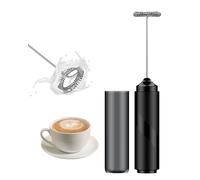 Pawfly Milk Frother Wand, Battery Operated Milk Frother Handheld with Stainless Steel Whisk, Portable Coffee Frother, Powerful Electric Drink Mixer Foam Maker for Latte Matcha, (Battery Not Included)