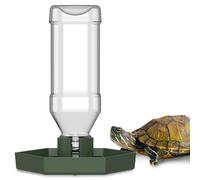 Pawfly Reptile Water Dish, Tortoise Water Dish, Snake Bearded Dragon Water Bowl, Terrarium Small Automatic Water Feeder Dispenser for Lizard Turtle Chameleon and Gecko