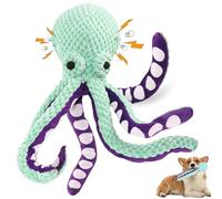Pawforloves Premium Pet Plus Octopus, Squeaky Cute Octopus Plush Stuffed Toys for Large Dogs, Indestructible Toy for Small Medium Large Dogs